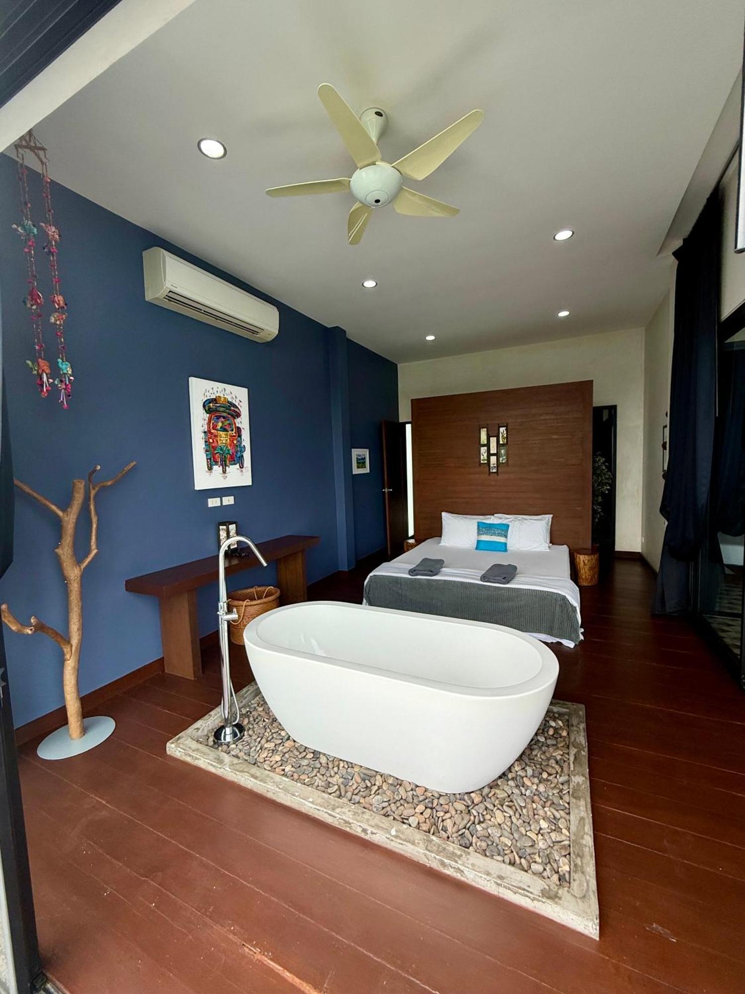 Ko Samui Seaview Pool Villa Seren With Car 蓝赛特海滩 外观 照片