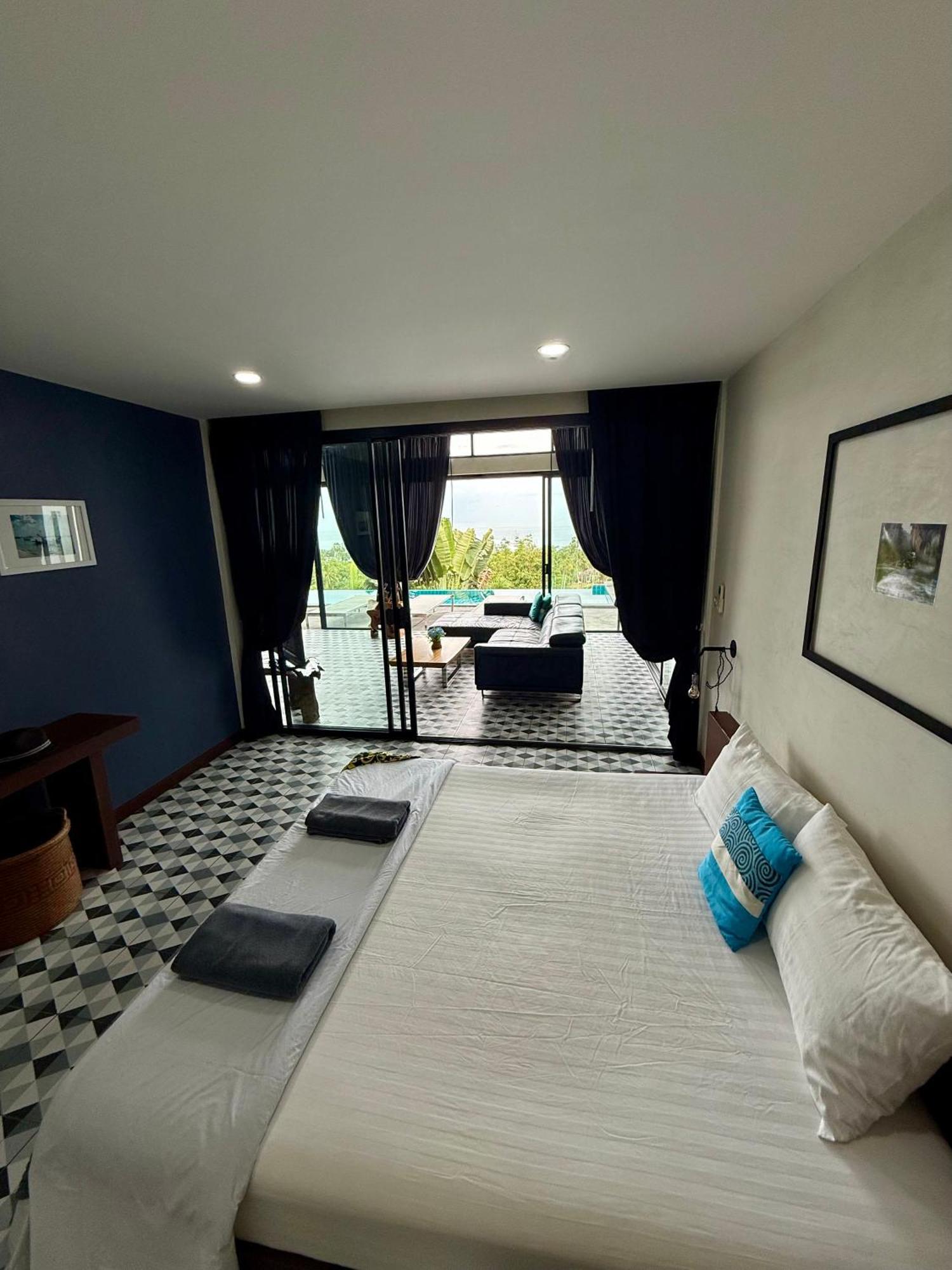 Ko Samui Seaview Pool Villa Seren With Car 蓝赛特海滩 外观 照片
