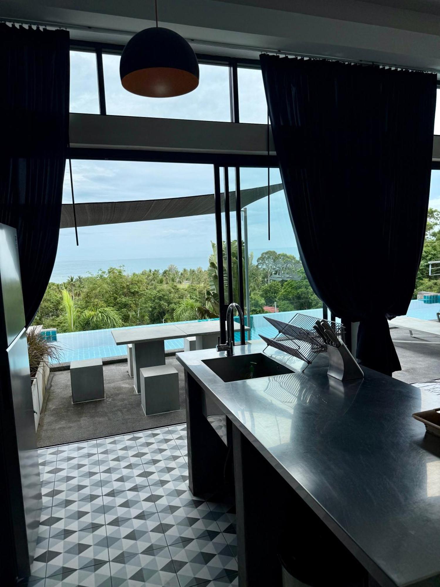 Ko Samui Seaview Pool Villa Seren With Car 蓝赛特海滩 外观 照片