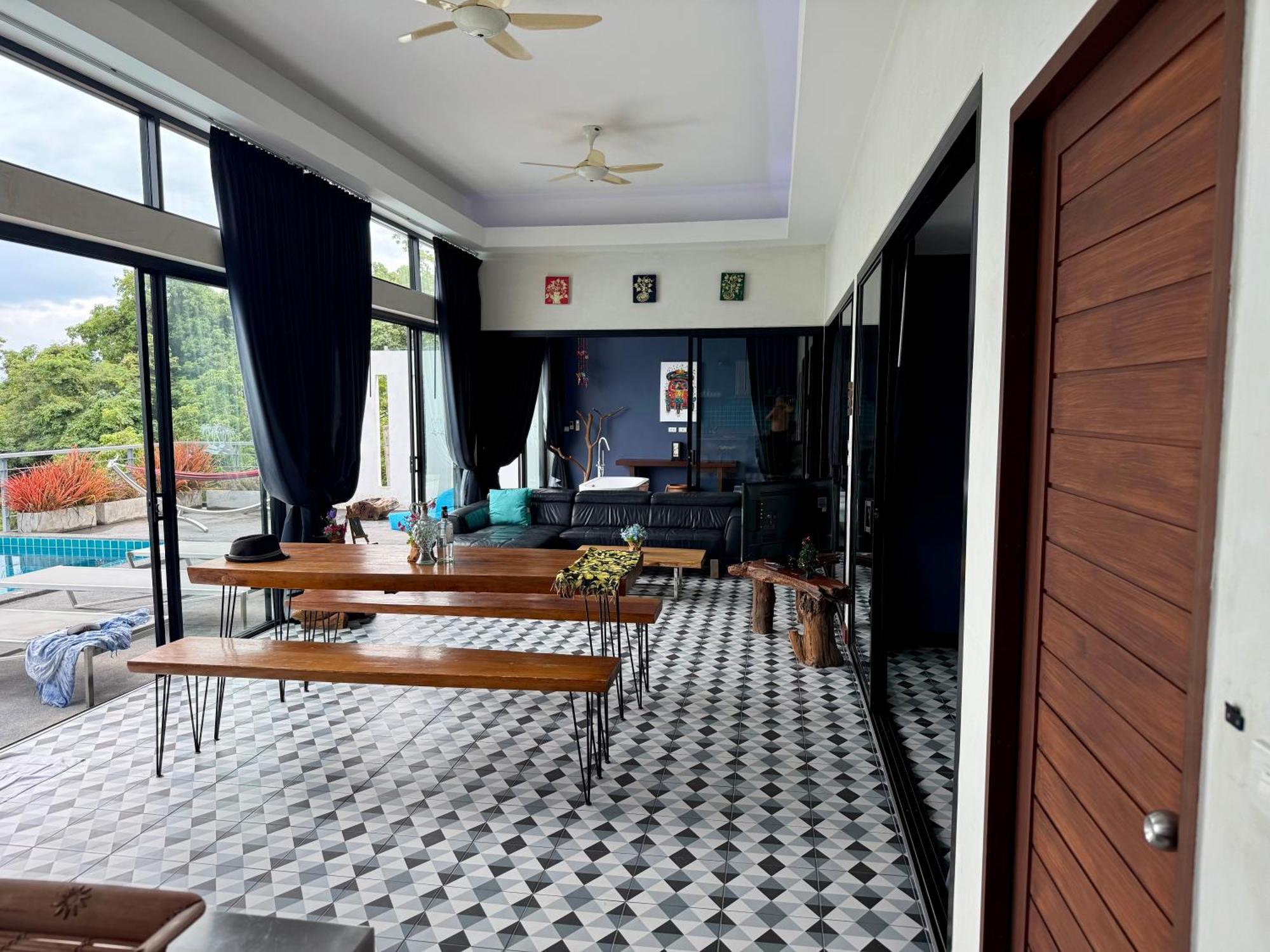 Ko Samui Seaview Pool Villa Seren With Car 蓝赛特海滩 外观 照片