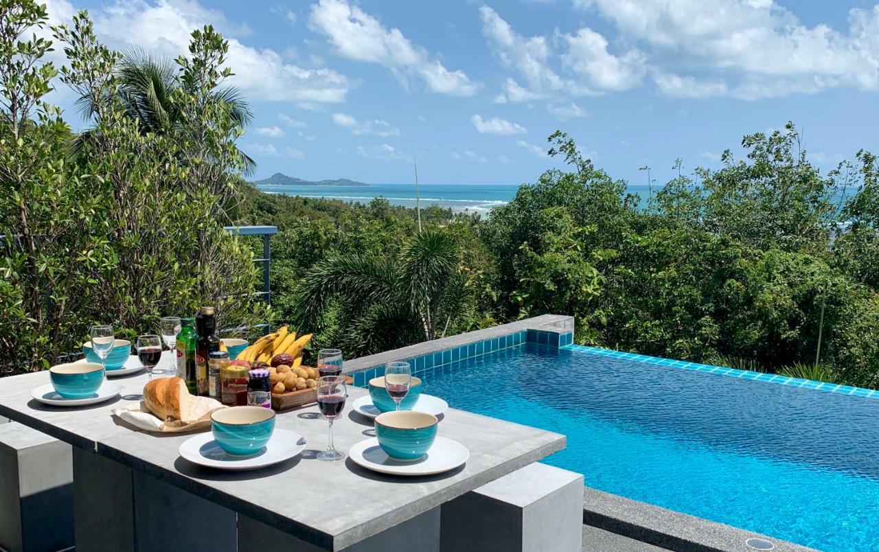 Ko Samui Seaview Pool Villa Seren With Car 蓝赛特海滩 外观 照片